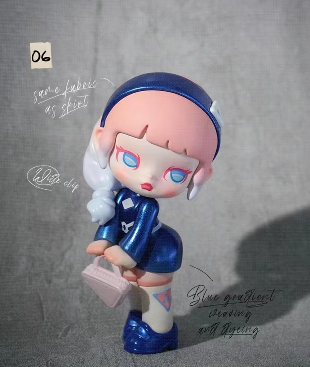 Anita Cute Doll Fashion Week Series Figures 8PCs Random Design Box Toys for Modern Home Decor, Collectible Toy Set for Desk Accessories