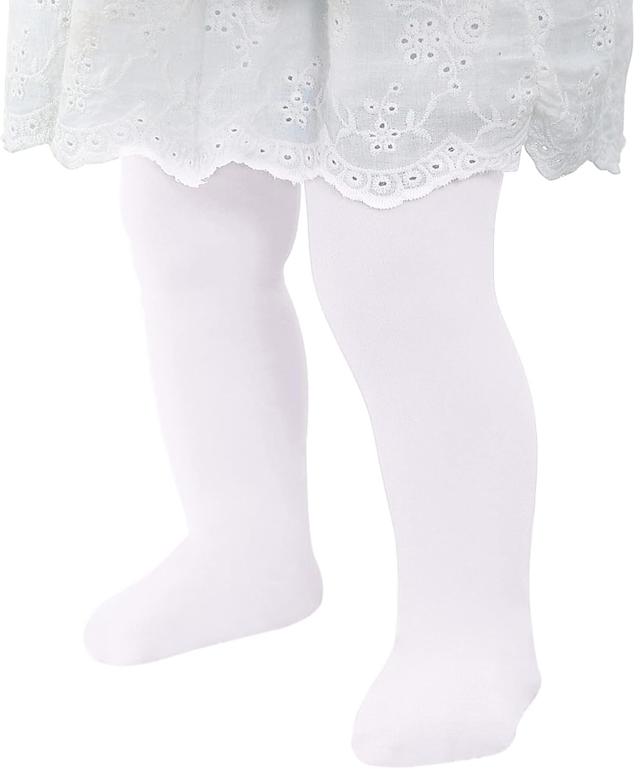 Ultra Soft Toddler Ballet Tights for Girls - Footed Dance Tights Colorful Baby Girls Leggings for Daily Party Halloween 1-6T