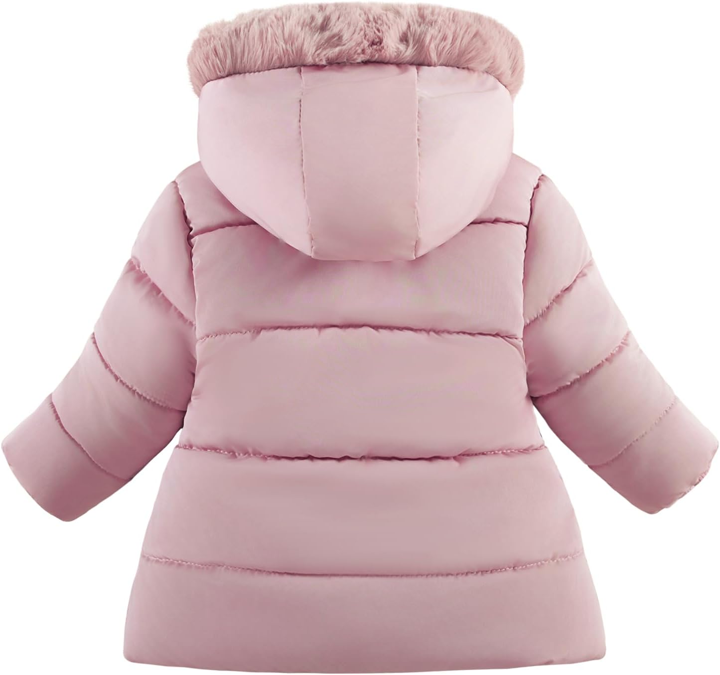 Toddler Winter Coats Baby Jacket Snow Clothes Puffer Dress Girl Warm Hoodie 1-4T
