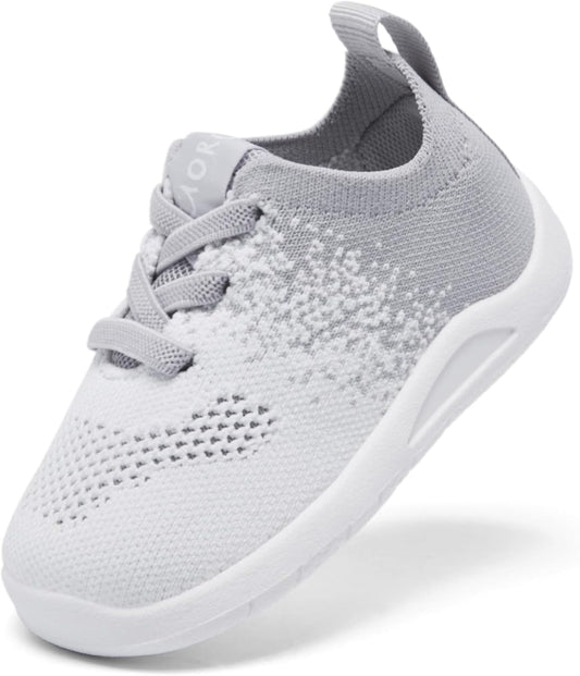 MORENDL Toddler Shoes Baby Walking Sock Shoes Infant Sneakers 0-4 Years Boy Girl Barefoot Tennis Shoe Non-Slip Brethable