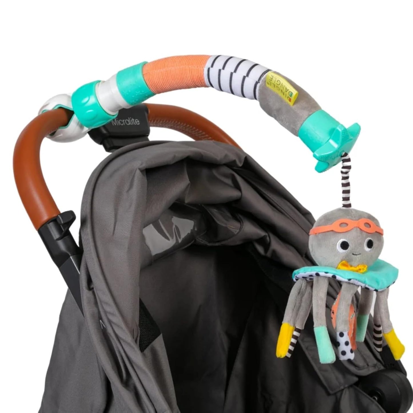 DINGLE DANGLE - Travel Mobile - Lightweight, Portable Baby Mobile - Keeping Baby Happy at Home or on the Go! Newborn Essentials Must Haves - Great Baby Registry or Shower Gift - Featured on Shark Tank