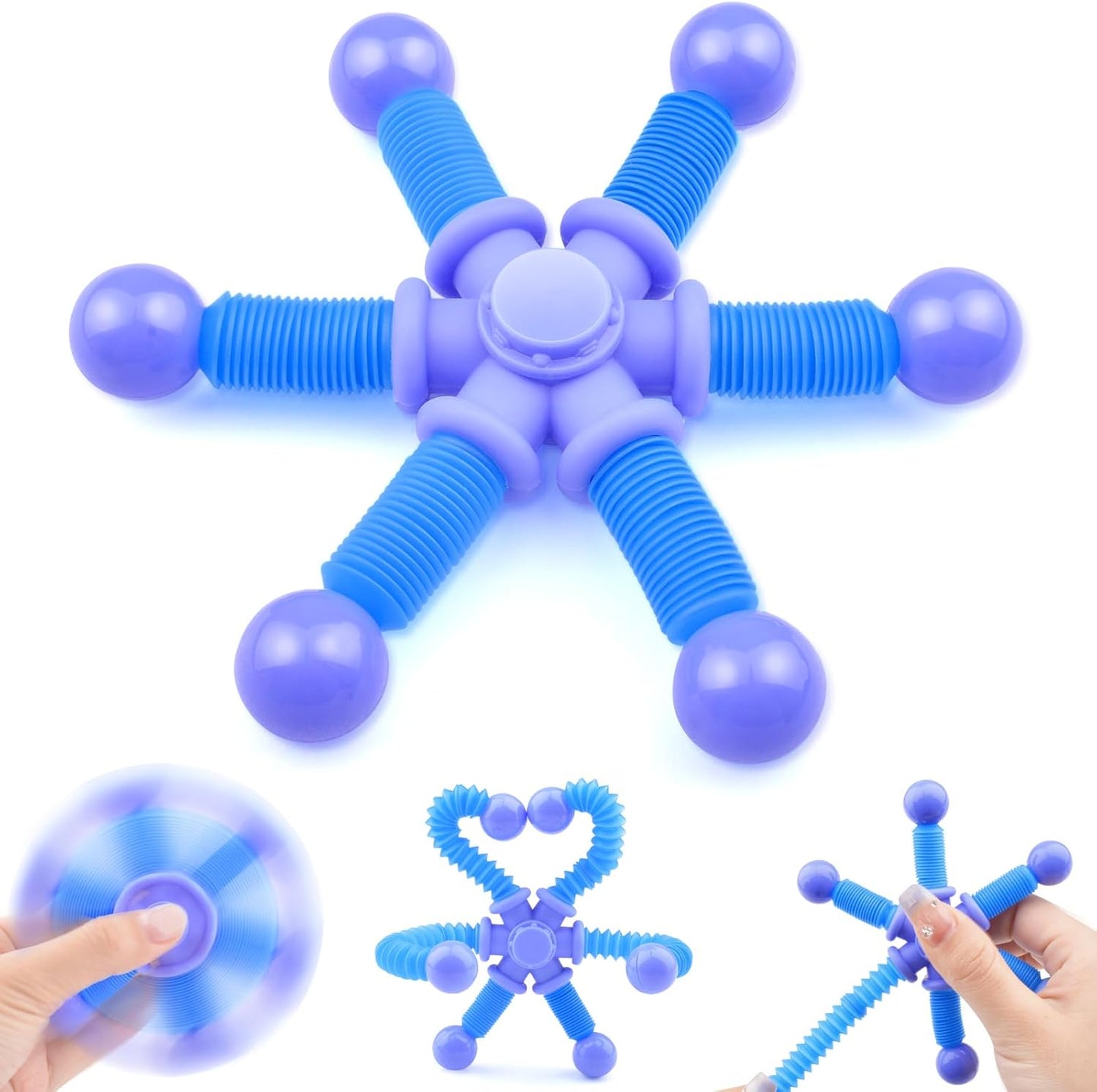 Cevioce Fidget Toys for Kids Adults, 1Pc Fidget Spinner Toys, Sensory Toys for Kids, Easter Basket Stuffers Valentine Present for Kids, Gifts for Men Women Kids Thanksgiving Birthday Christmas Party