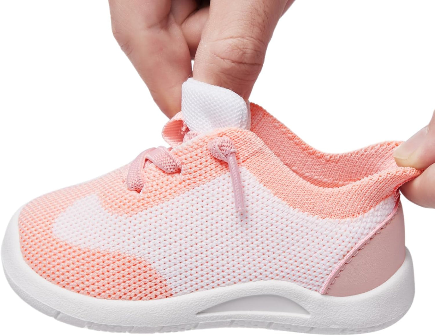 MORENDL Toddler Shoes Baby Walking Sock Shoes Infant Sneakers 0-4 Years Boy Girl Barefoot Tennis Shoe Non-Slip Brethable