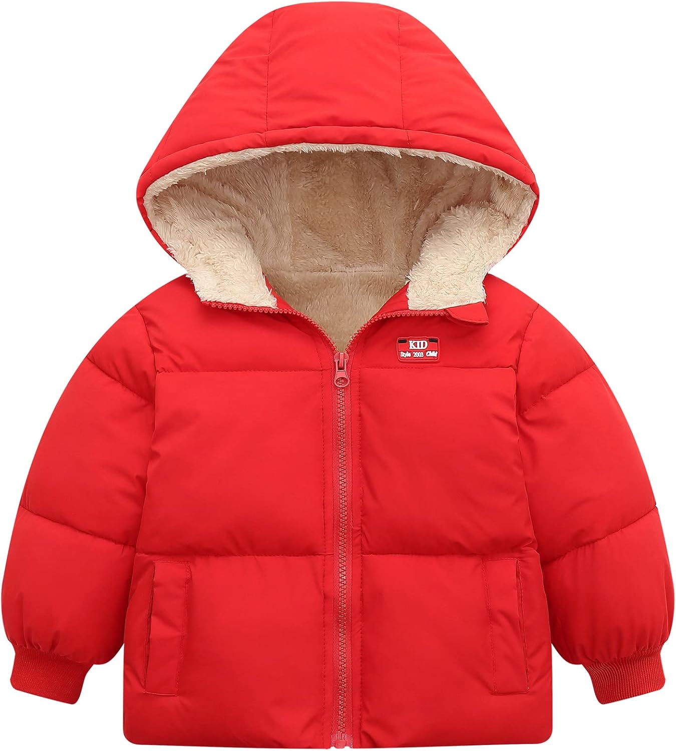 UNICOMIDEA Baby Winter Coat with Hooded Toddler Boys Girls Puffer Jackets for 12M-5T