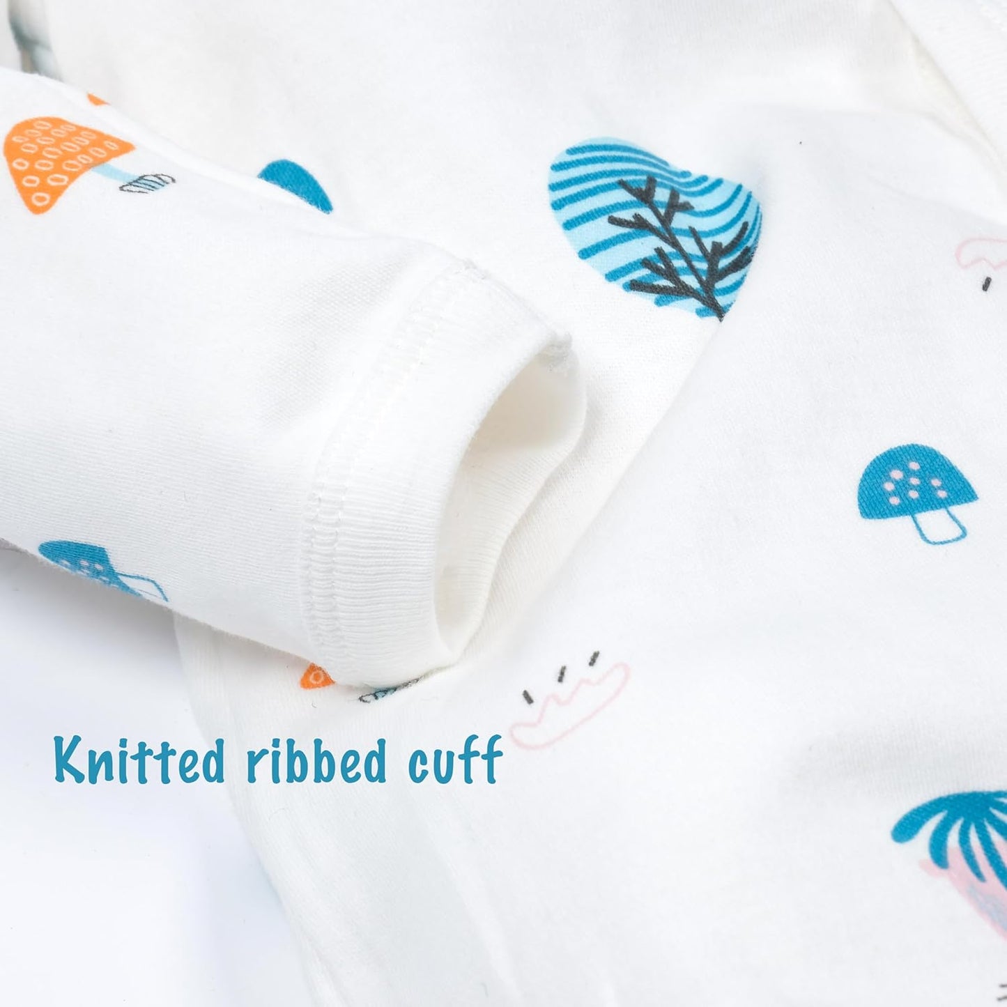 Baby Boys Girls Cotton Footies Multi Pack Long Sleeve Baby Footed One-Piece Jumpsuit Multi Pack