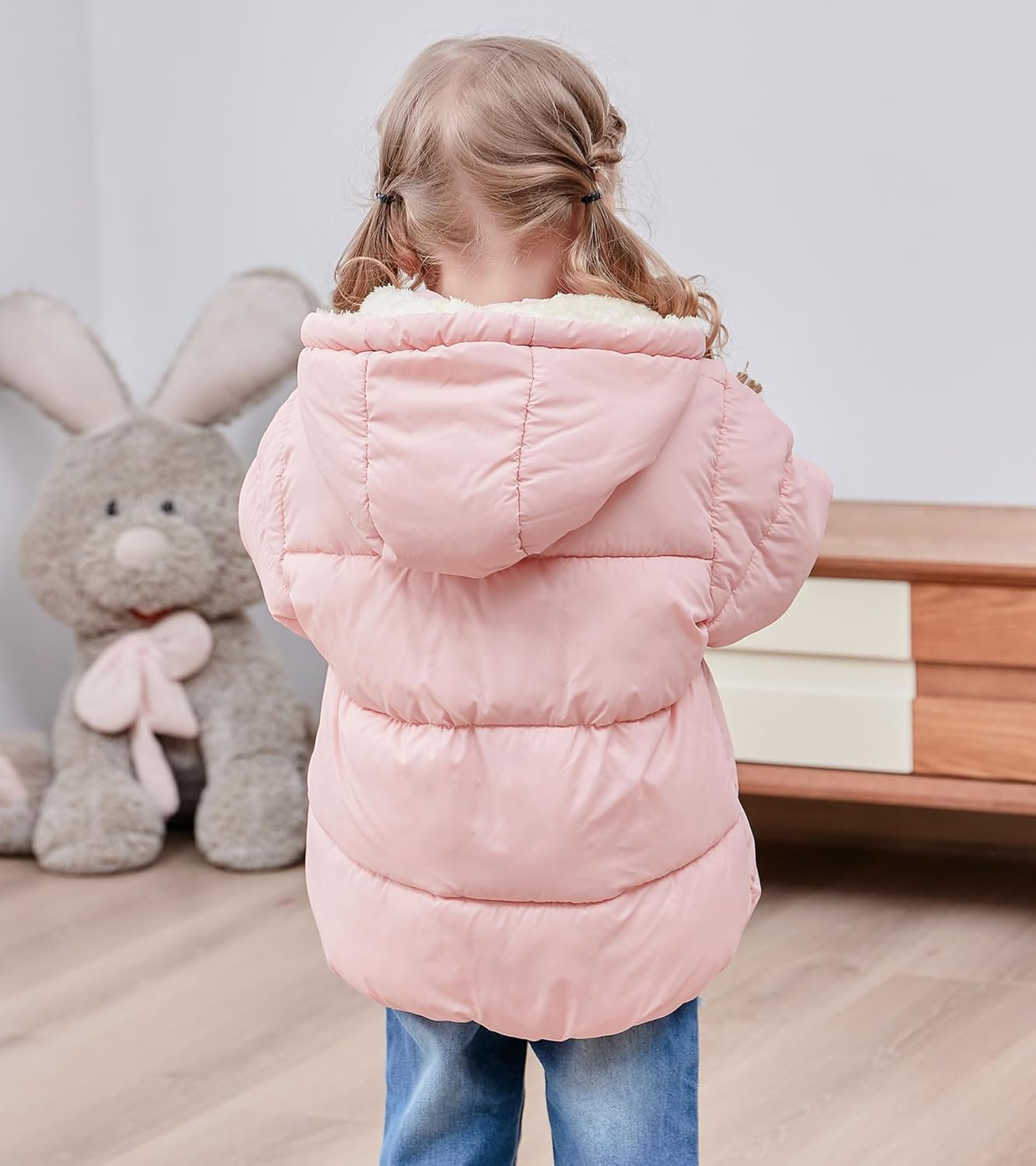 TUONROAD 1-6T Baby Girl Boy Winter Fleece Coats Toddler Warm Puffer Jackets Kids Down Alternative Outerwear