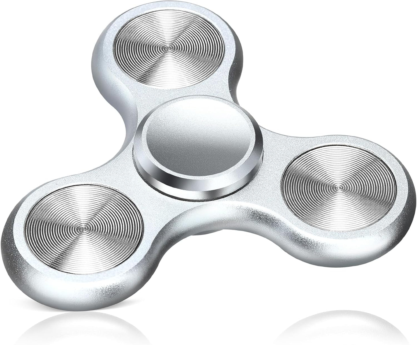 Metal Fidget Spinner for Adults, Silent Sensory Fidget Toys Adults Hand Spinners for ADHD Anxiety Stress Relief, Desk Toys for Office, Birthday Gifts Stocking Stuffers Classroom Prizes
