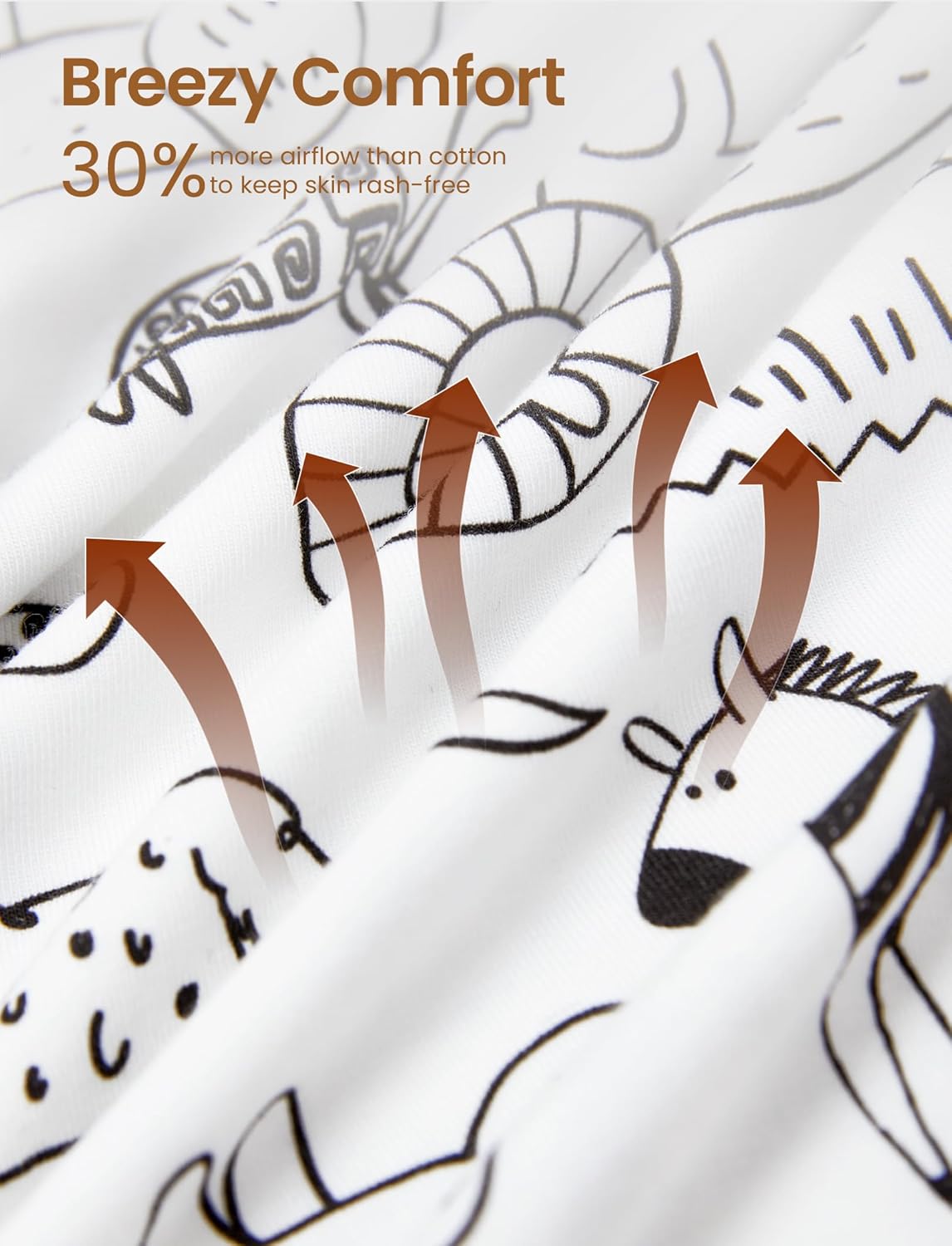 PATPAT Bamboo Viscose Pajama Set for Toddlers with Improved Tensile Strength, Snug Fit Pjs Sleeper for Baby Boys Girls Kids