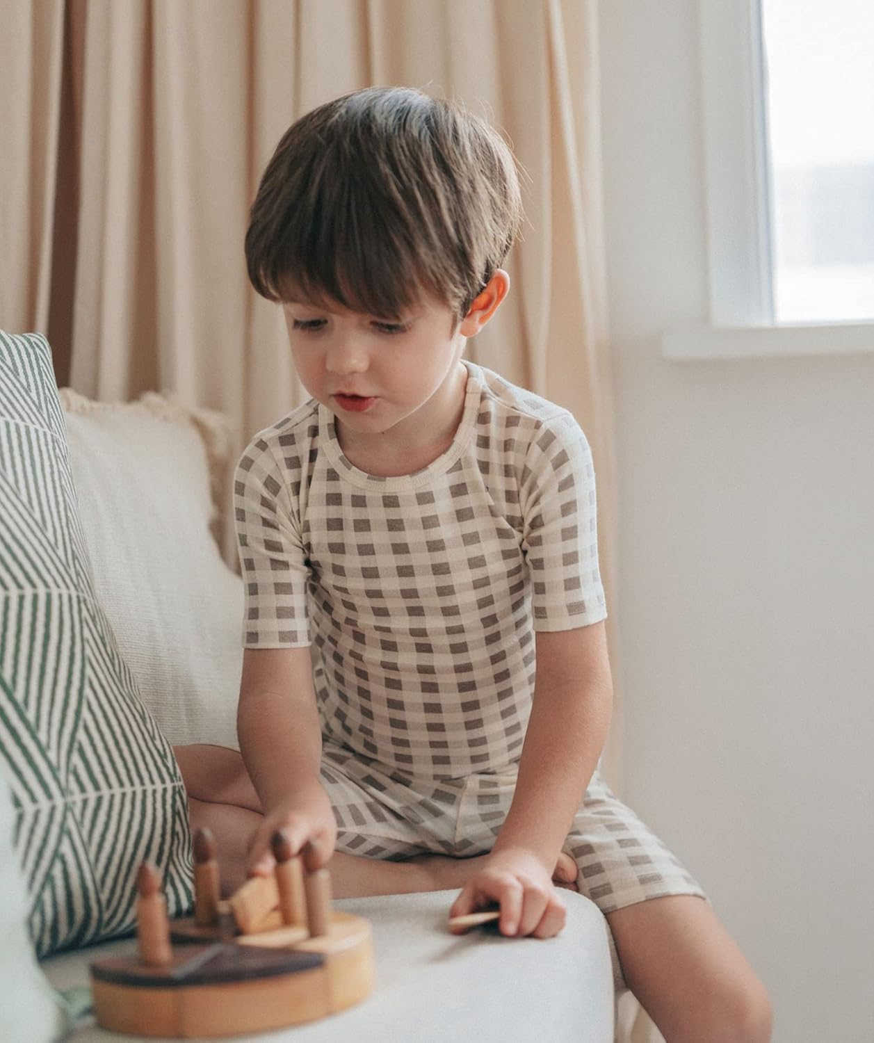 AVAUMA Baby Boys Girls Pajama Set 6M-7T Kids Cute Toddler Snug fit Pattern Design Pjs Cotton Sleepwear