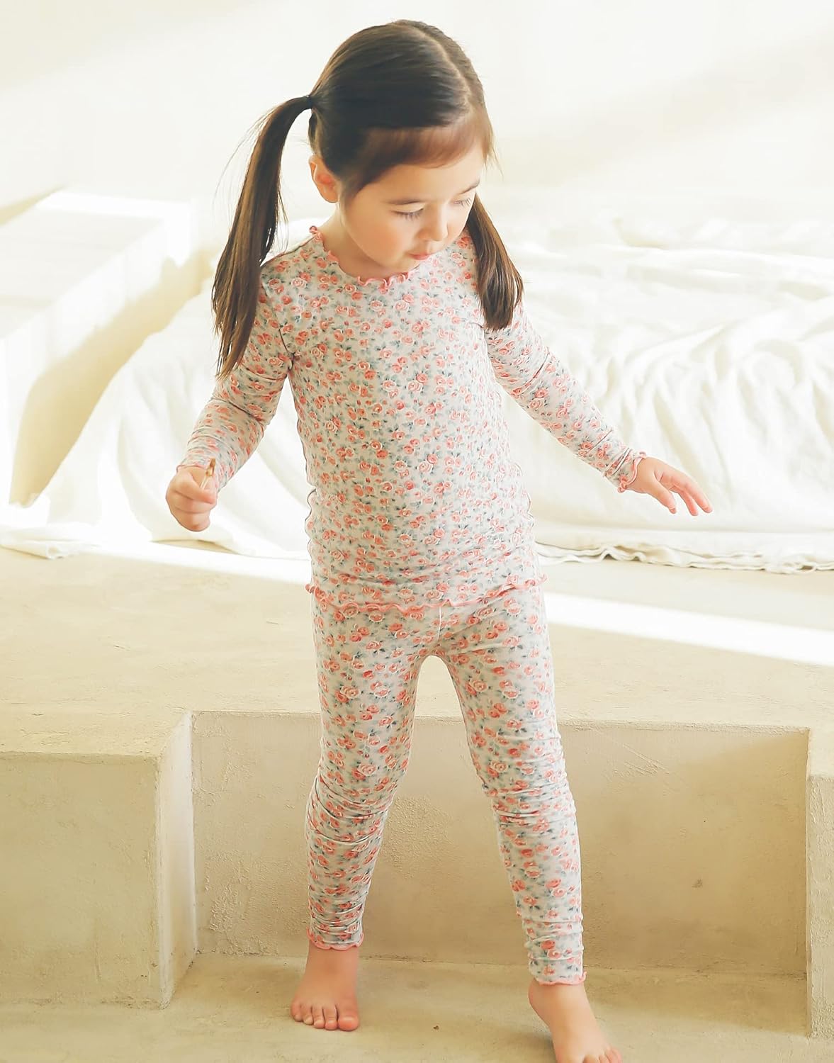 VAENAIT BABY 6M-12Y Kids Unisex Girls & Boys Soft Comfy Modal Tencel Sleepwear Pajamas 2pcs or 4pcs Set