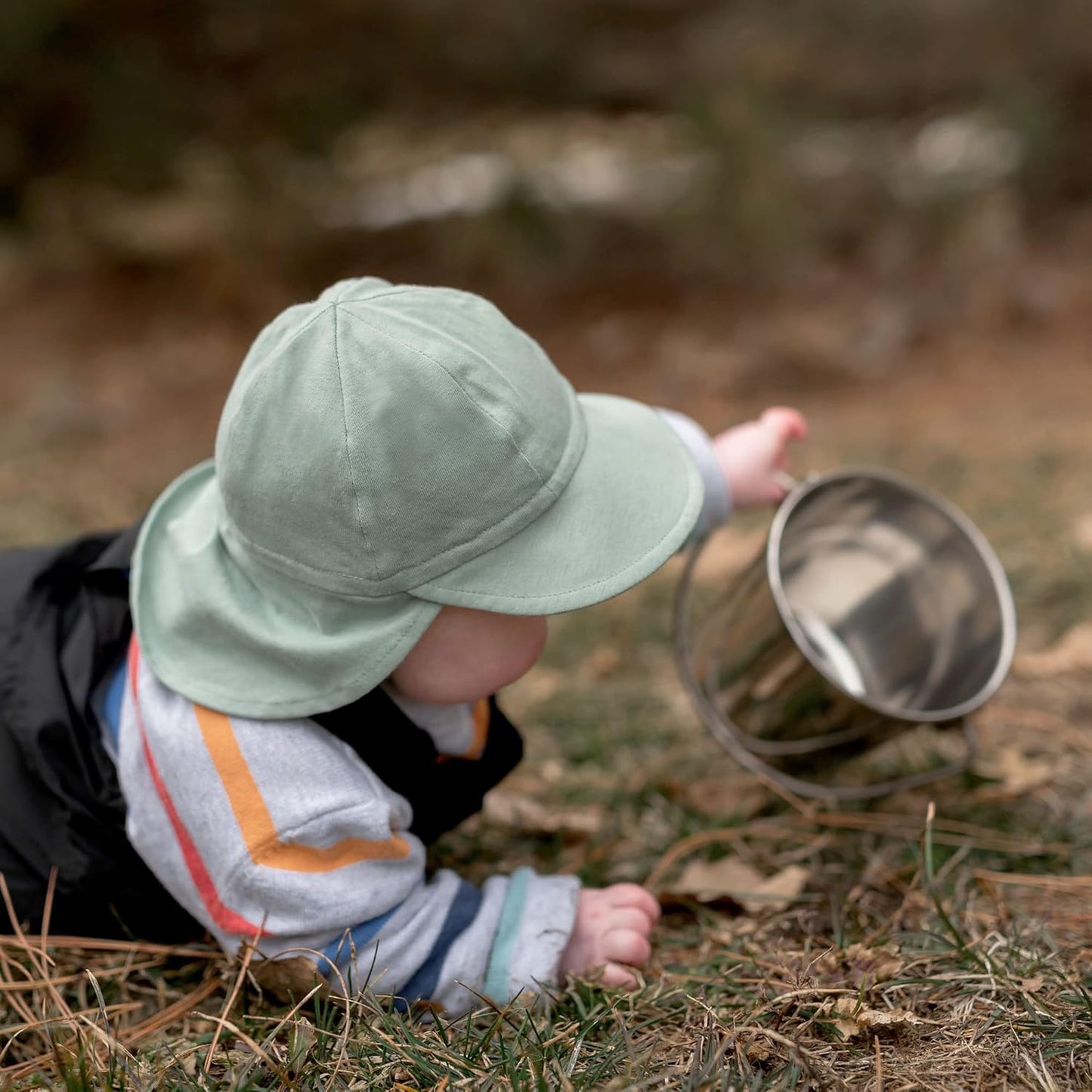 JAN & JUL Sun Soft Baby Cap | Cotton Neck Flap Hat for Littles