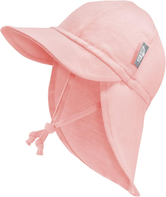 JAN & JUL Sun Soft Baby Cap | Cotton Neck Flap Hat for Littles