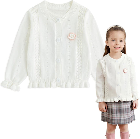 Simplee kids Baby Sweater Animal Leopard Printed Baby Cardigan for Autumn Fall…