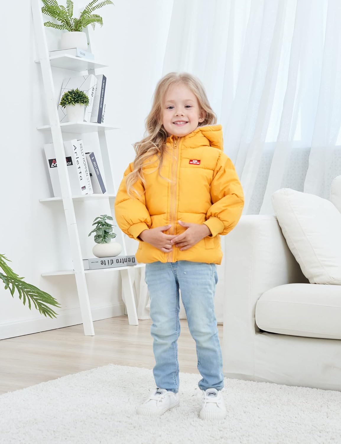 UNICOMIDEA Baby Winter Coat with Hooded Toddler Boys Girls Puffer Jackets for 12M-5T