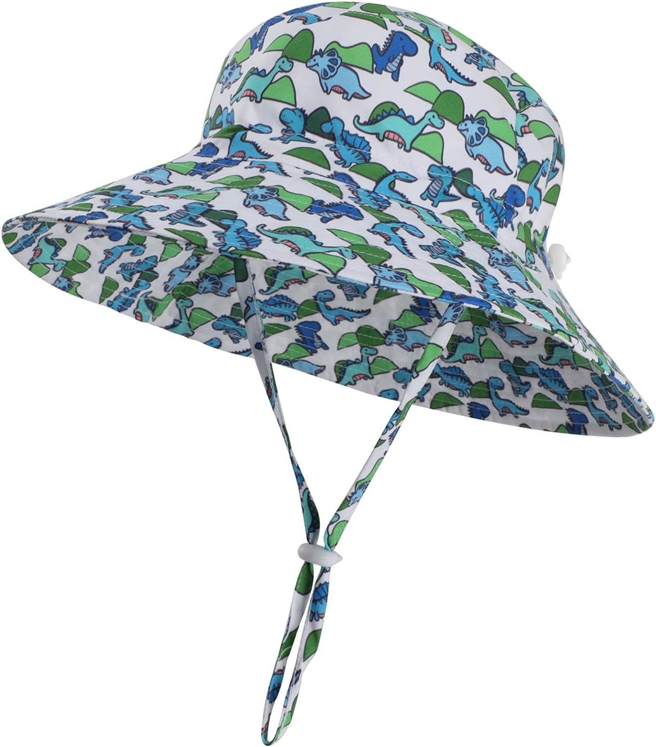 Baby Sun Hat Toddler Beach Swim Hats UPF 50+ Summer Bucket Hat Kids Infant Wide Brim Adjustable Sun Hat for Baby Boy Girls