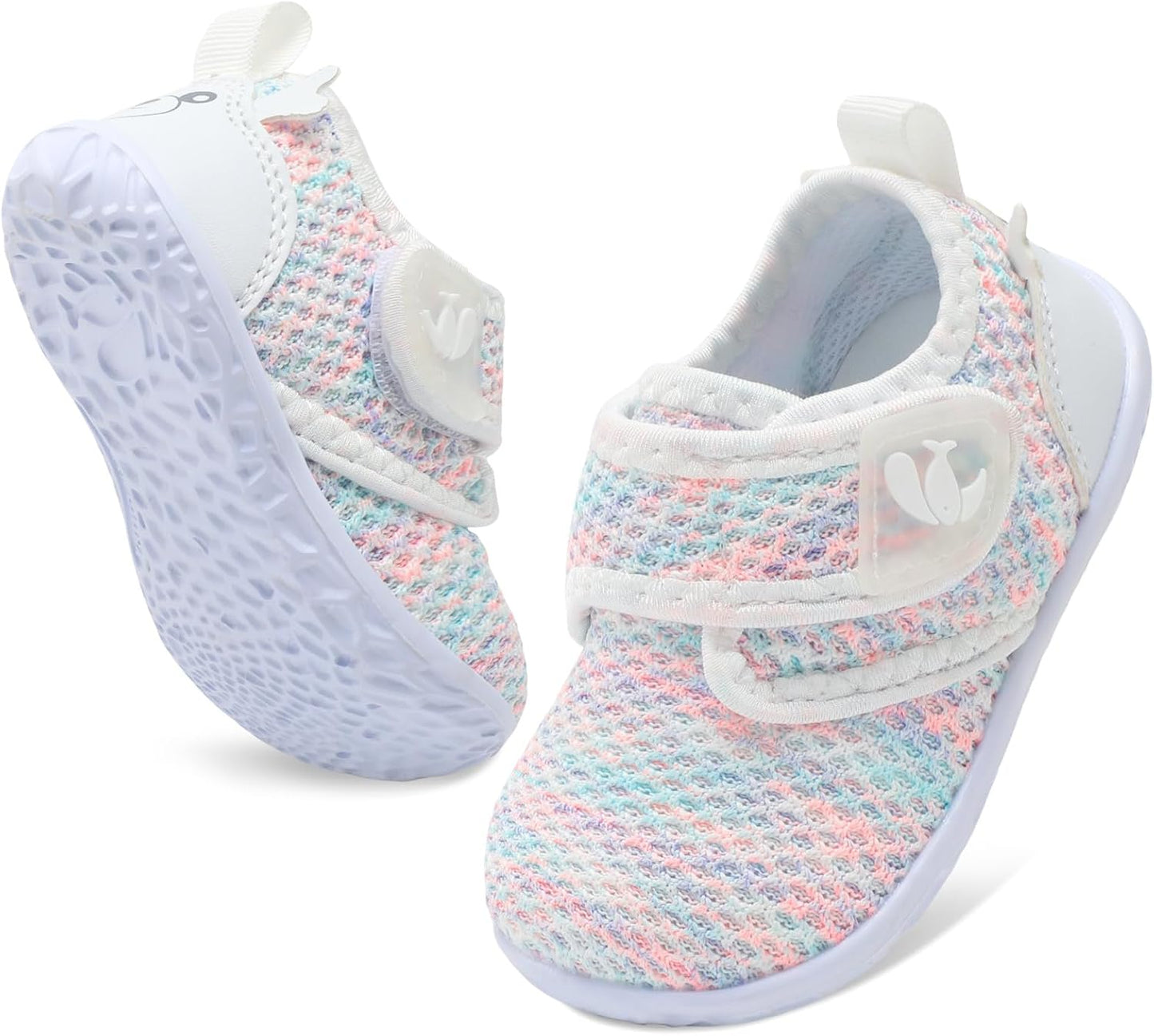 FEETCITY Baby Walking Shoes Barefoot Baby Shoes Infant Sneakers Newborn Crib Shoe Lightweight Flexible Slip On Shoe