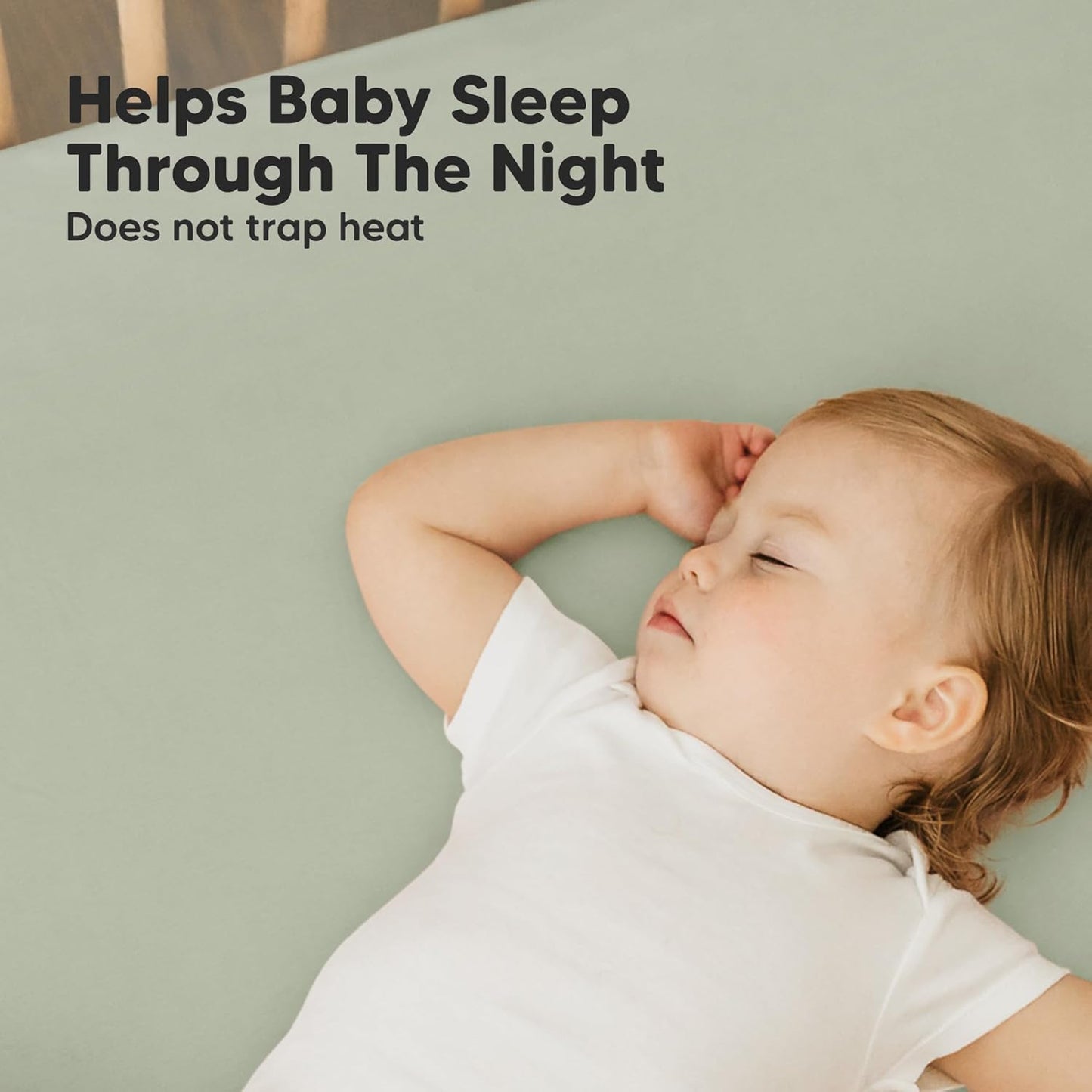 2-Pack Mini Crib Sheets Fitted - 38x26 Pack N Play Sheets for Pack and Play Mattress, Organic Cotton, Soft & Breathable Playard Bedding, Neutral Mini Toddler Bed Cover for Boys, Girls (Foxtrot)