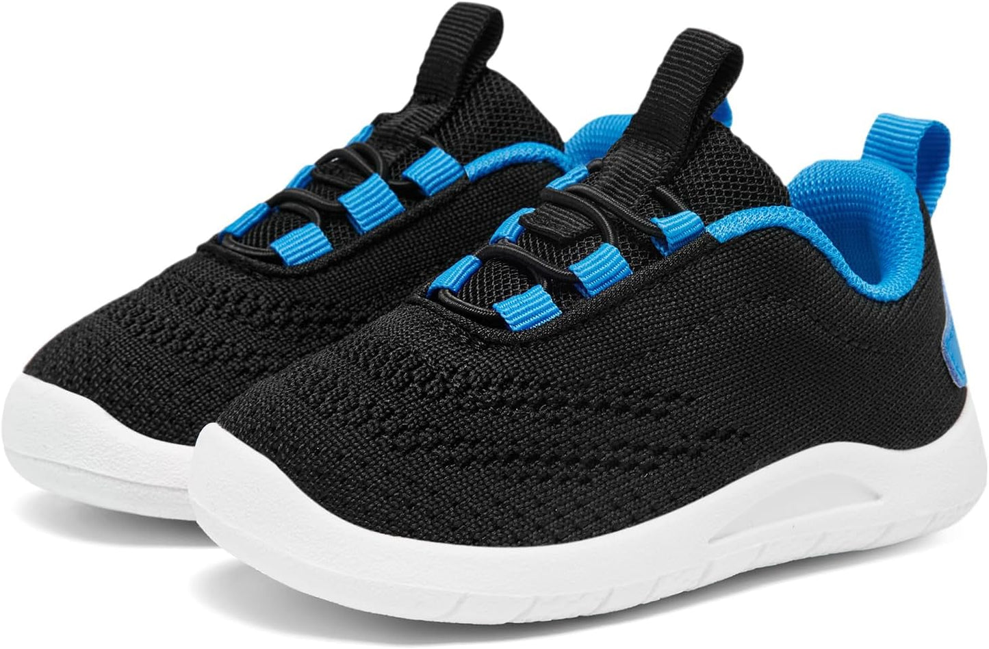 MORENDL Toddler Slip On Sneakers Baby Walking Shoes Non-Slip Breathable Unisex Pink Mesh Lace-Up Athletic Sneakers Infant Running Shoes