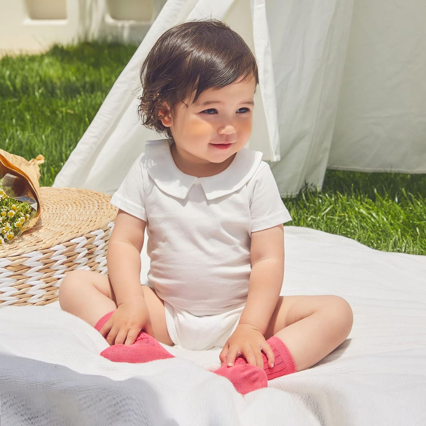 pureborn Baby Boys Girls Bodysuit Super Soft Cotton Romper 0-24 Months