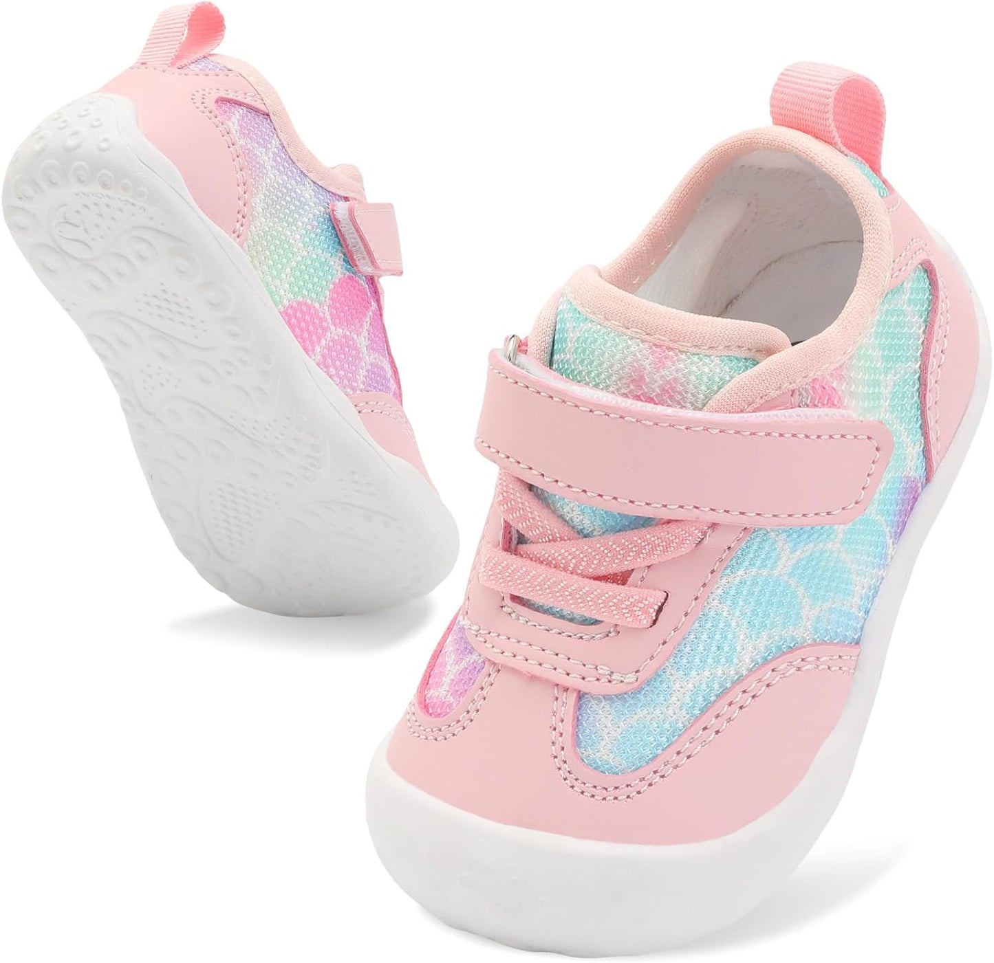 Scurtain Baby Shoes Boy Girl First Walking Shoe Infant Crib Breathable Sneakers Lightweight Barefoot Shoes for Babies