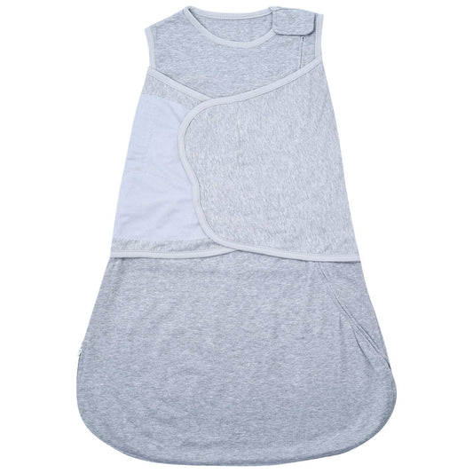 Baby Sleep Sack Swaddle,Adjustable Wearable Baby Sleep Sack XL,Miracle Swaddles for Babies Large,100% Cotton,6-12 Months(Gray)