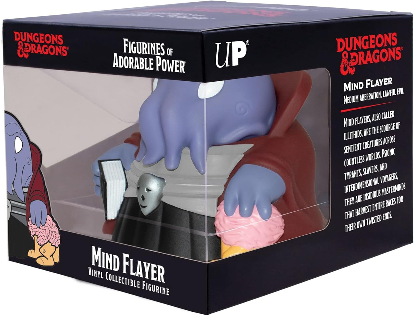 Ultra Pro - Dungeons & Dragons: Figurines of Adorable Power (Mind Flayer) - Cool D&D Figurines to Bring Along for Battles, Perfect Desk Decoration, Office Decoration or Room Decoration