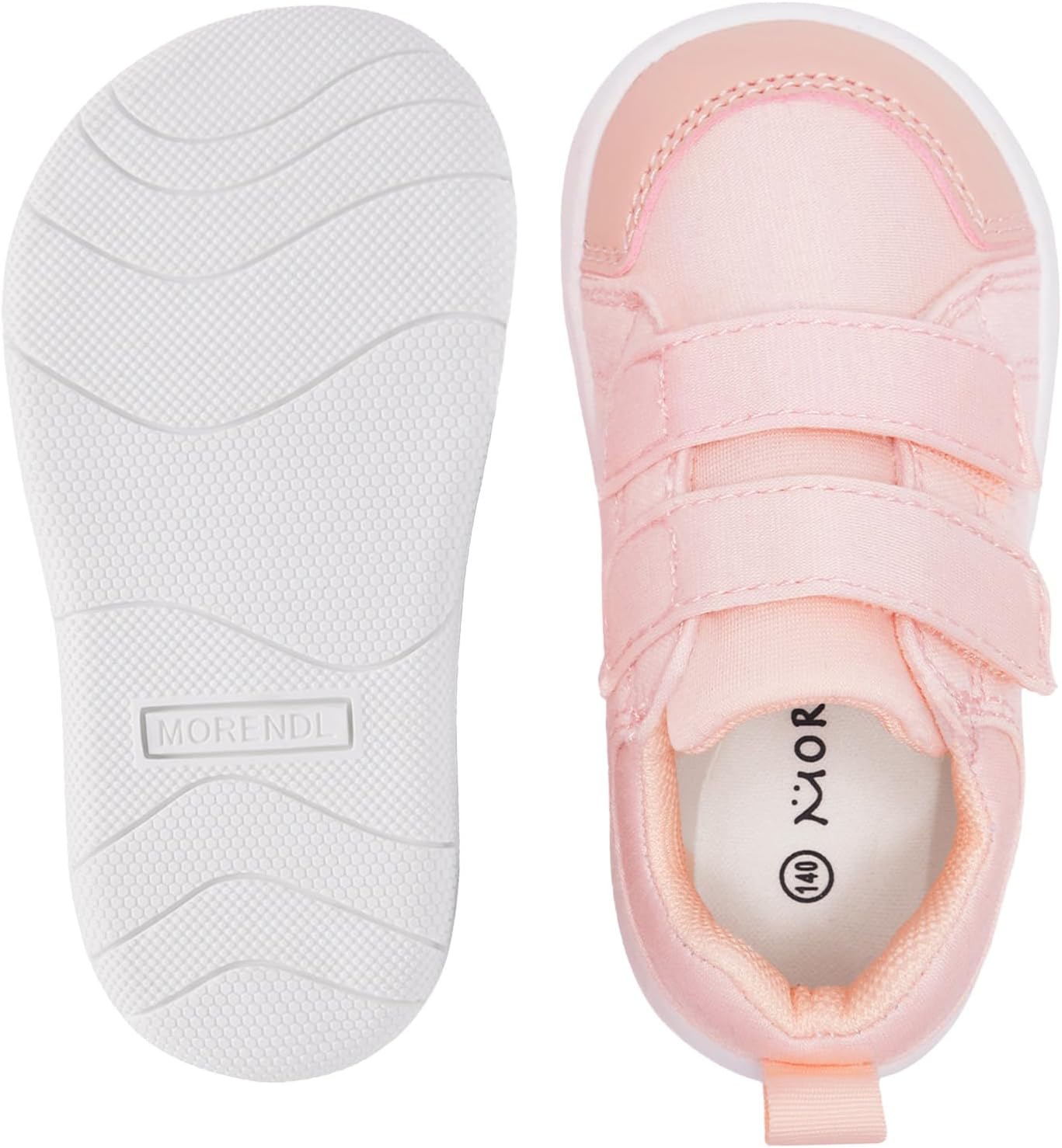 MORENDL Wide Toe Box Shoes Toddler Barefoot Shoes Baby Walking Shoe Boy Girl Non-Slip Zero Drop Minimalist Sneakers Comfort Tennis Outdoor Activities