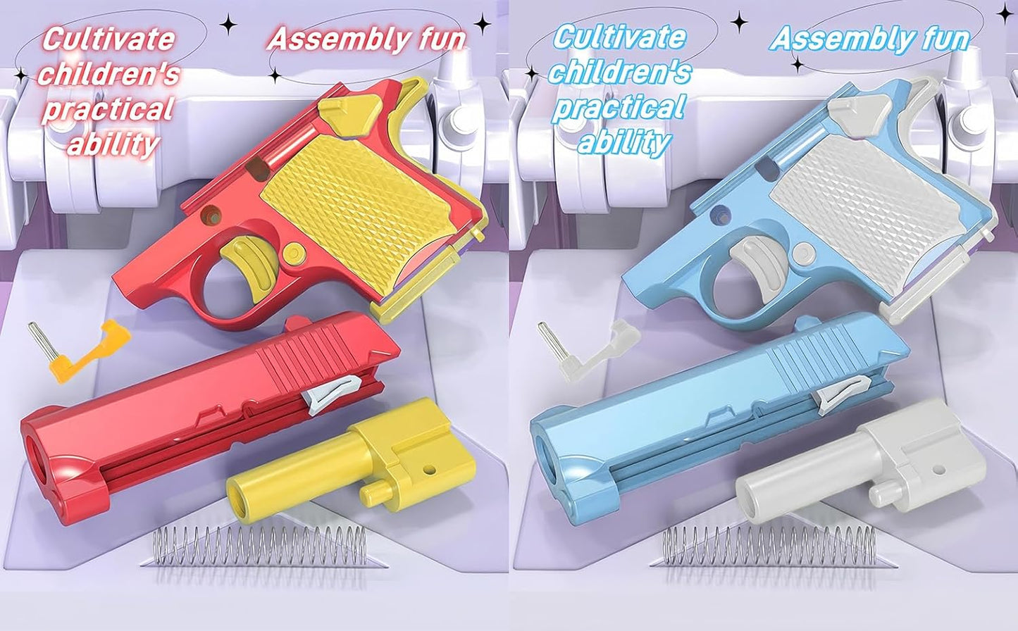 2024 New 1911 Model Radish Fun and Safe Toys,Fidget Toys Suitable for Relieving ADHD and Anxiety,Stress Relief Funny Toys for Adults,The Fun Gift for Adults and Kids (Red&Blue / 2 PCS Pack)