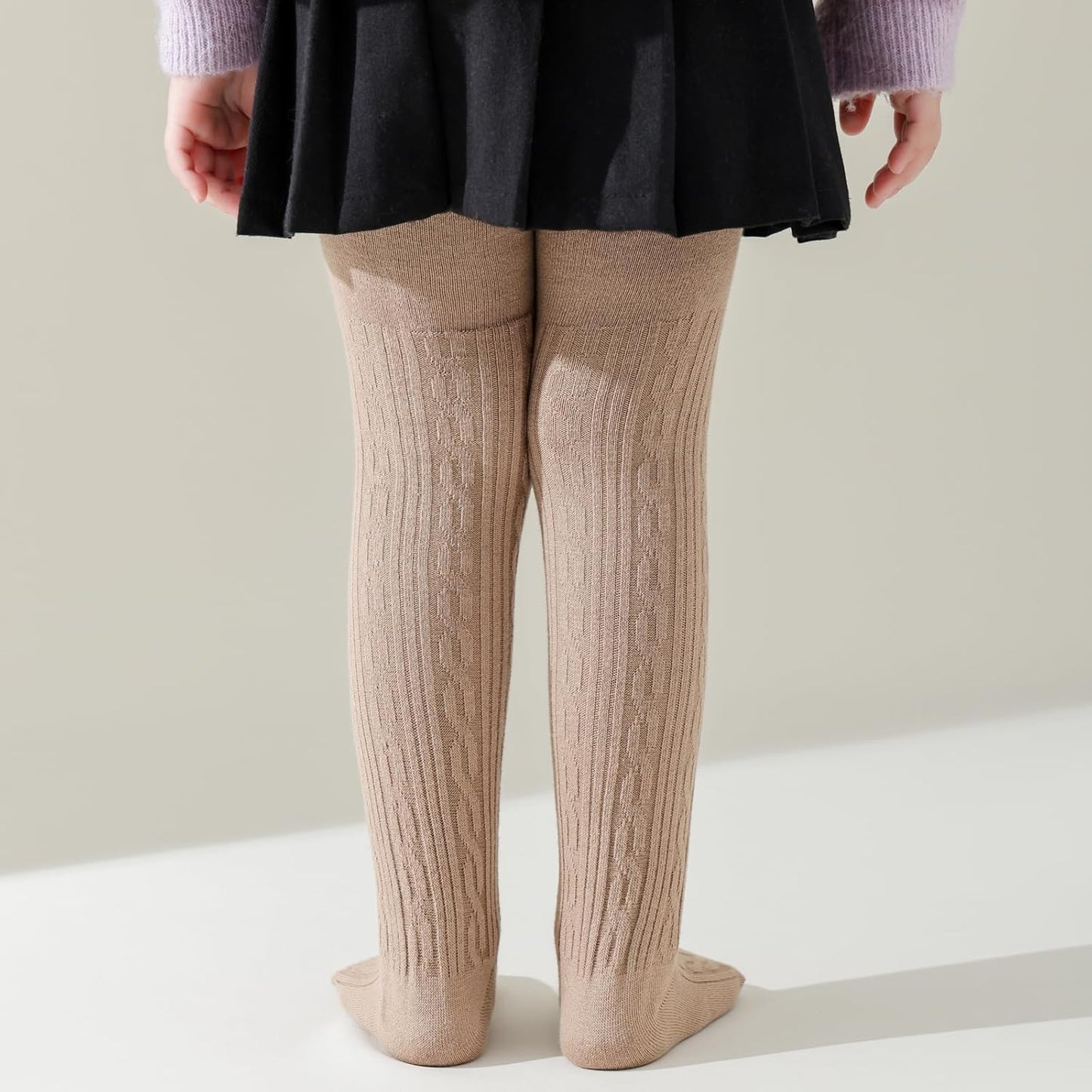 Mini angel Baby Tights Toddler Girl Tights Seamless Cable Knit Leggings Soft Cotton Stockings Pantyhose 3/4/5 Pack