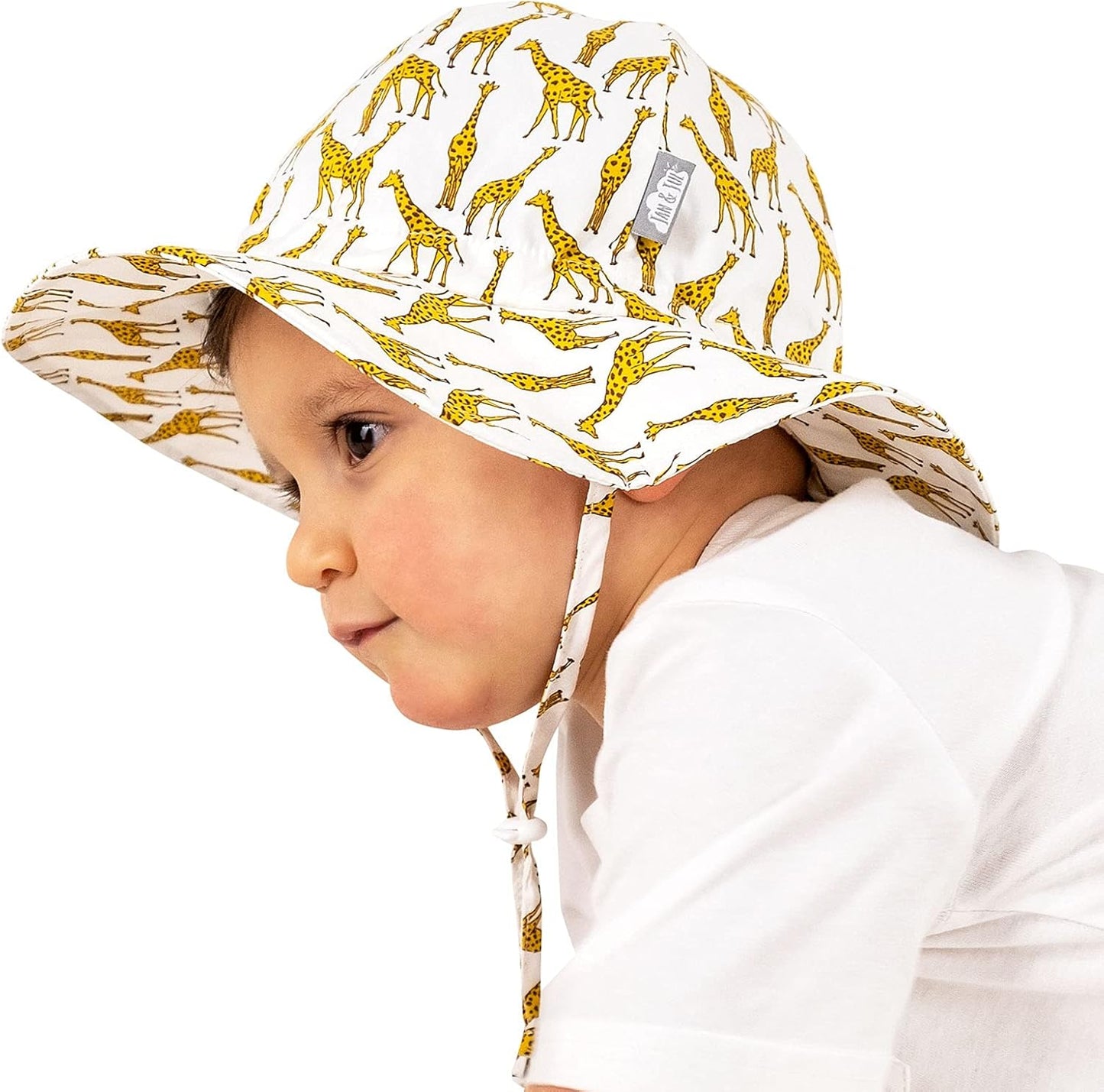 JAN & JUL Adjustable Cotton Floppy Sun Hat with 50+ UPF Protection for Boys