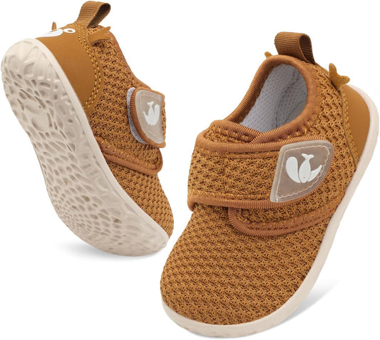 FEETCITY Baby Walking Shoes Barefoot Baby Shoes Infant Sneakers Newborn Crib Shoe Lightweight Flexible Slip On Shoe