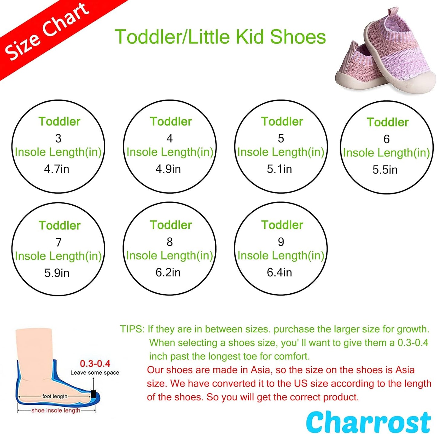 Baby First-Walking Shoes 1-4 Years Kid Shoes Trainers Toddler Infant Boys Girls Soft Sole Non Slip Cotton Canvas Mesh Breathable Lightweight TPR Material Slip-on Sneakers Outdoor