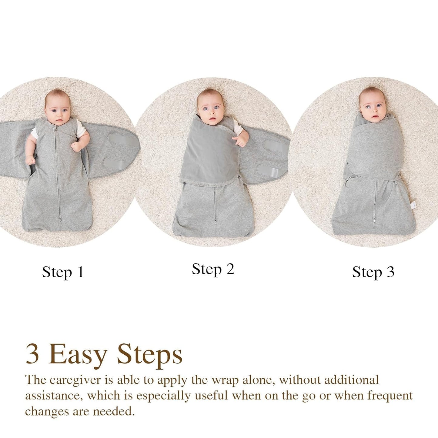 Swaddle-Blanket Baby Girl & Boy Swaddles Newborn Infant Transition 100% Cotton Wrap Blankets, 3-Way Adjustable Wearable Blanket, TOG 1.0 (Multicolored Triangle, 3-6 Month)