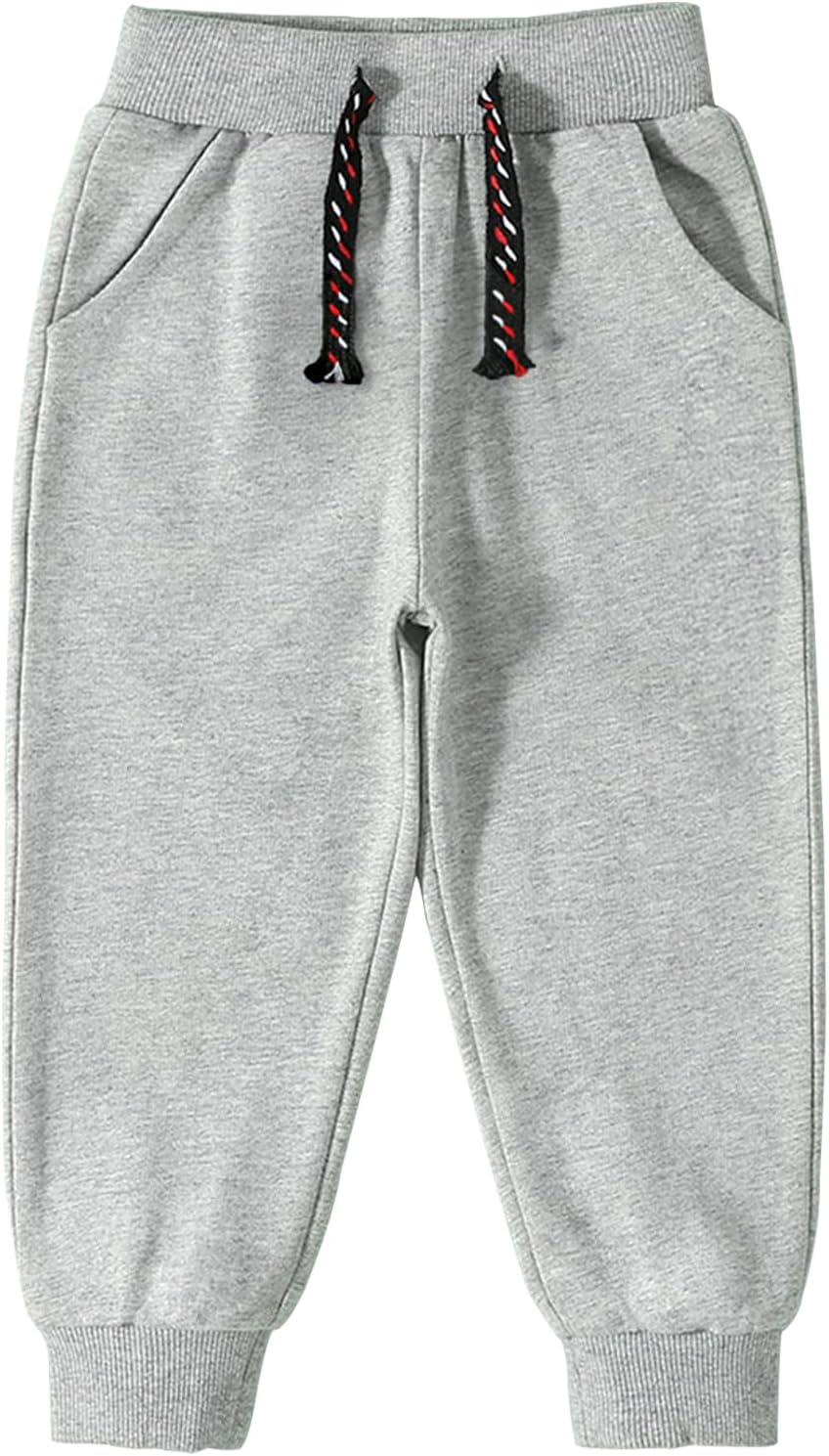 Bumeex Baby and Toddler Boys' 2-Pack Pull on French Terry Pants 1-7Y