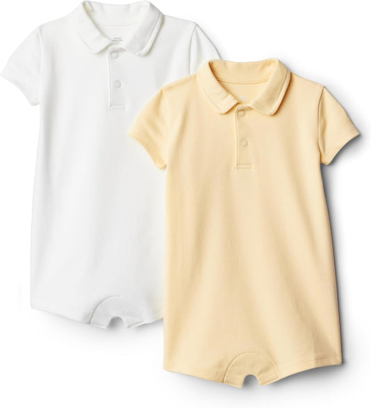 Amazon Essentials baby-boys Short Sleeve Romper