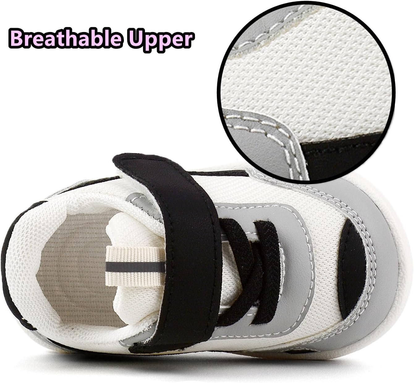 Baby Boy Girl Shoes Infant Non Slip Sneakers Breathable Lightweight Toddler First Walking Shoes 6 12 18 24 Months