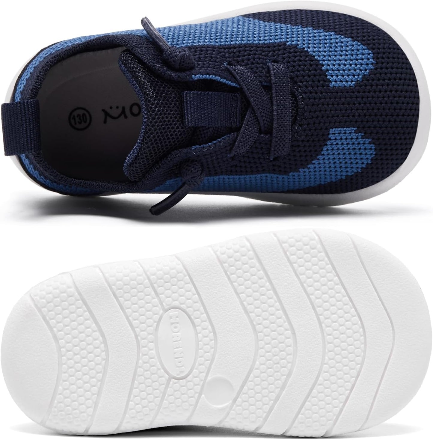 MORENDL Toddler Shoes Baby Walking Sock Shoes Infant Sneakers 0-4 Years Boy Girl Barefoot Tennis Shoe Non-Slip Brethable