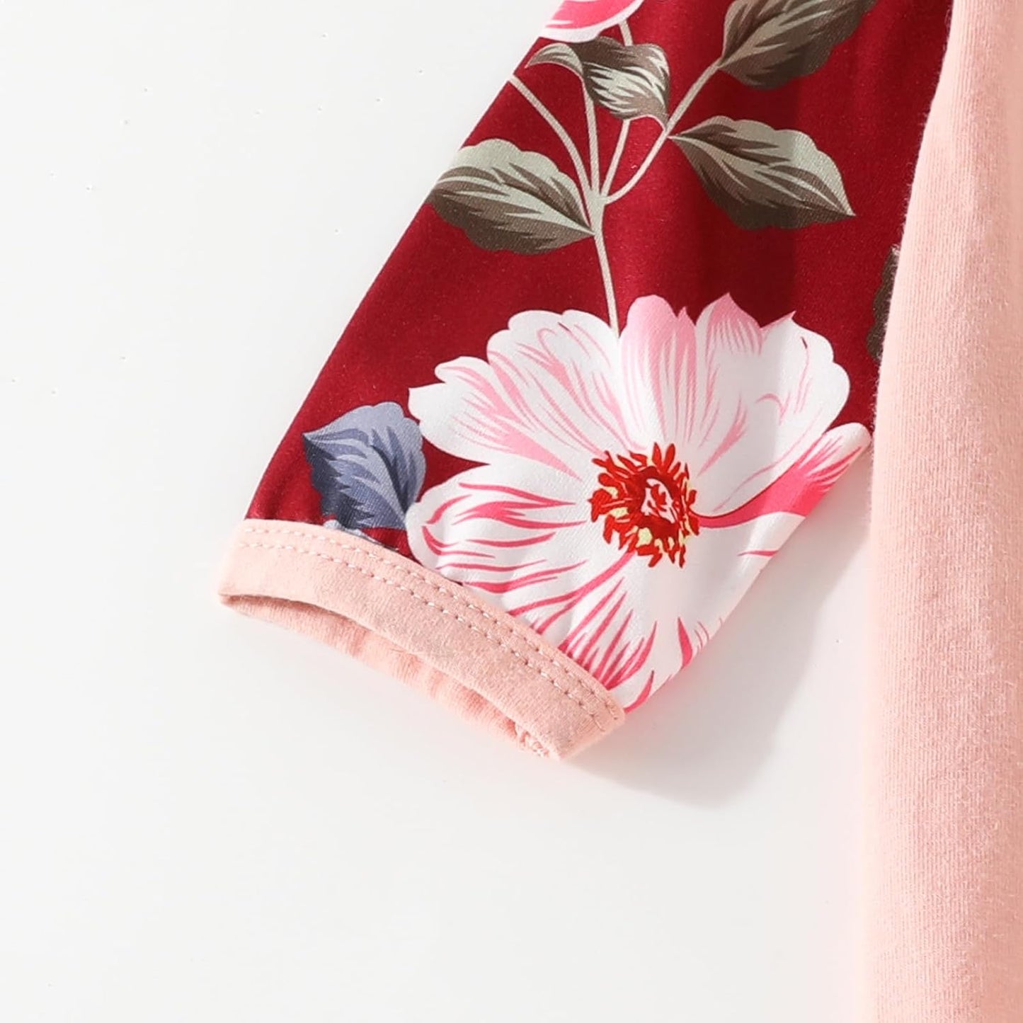 AMAWMW Newborn Baby Girl Little Sister Sleeper Gown Stripe Long Sleeve Nightgown Pajamas Gifts Stuff Essential Outfit