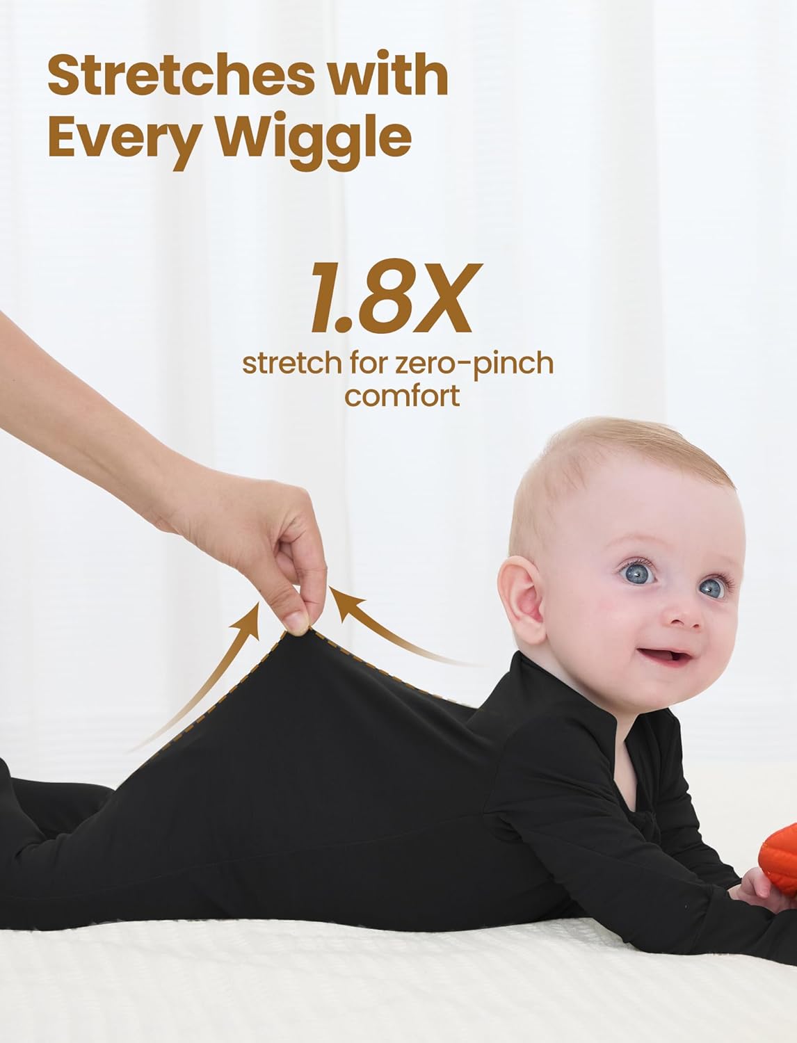 PATPAT Baby Footies Boys Girls - Bamboo Viscose - Zipper & Non-Slip Soles Romper Mitten - Footed & Footless Infant Clothes