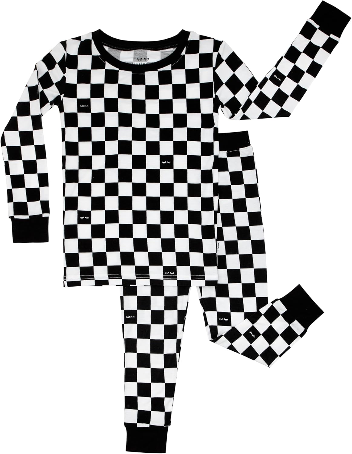 Little Sleepies Two-Piece Pajama Set for Boys & Girls, Soft Viscose from Bamboo Toddler Pajamas for Kids, Family Matching PJs