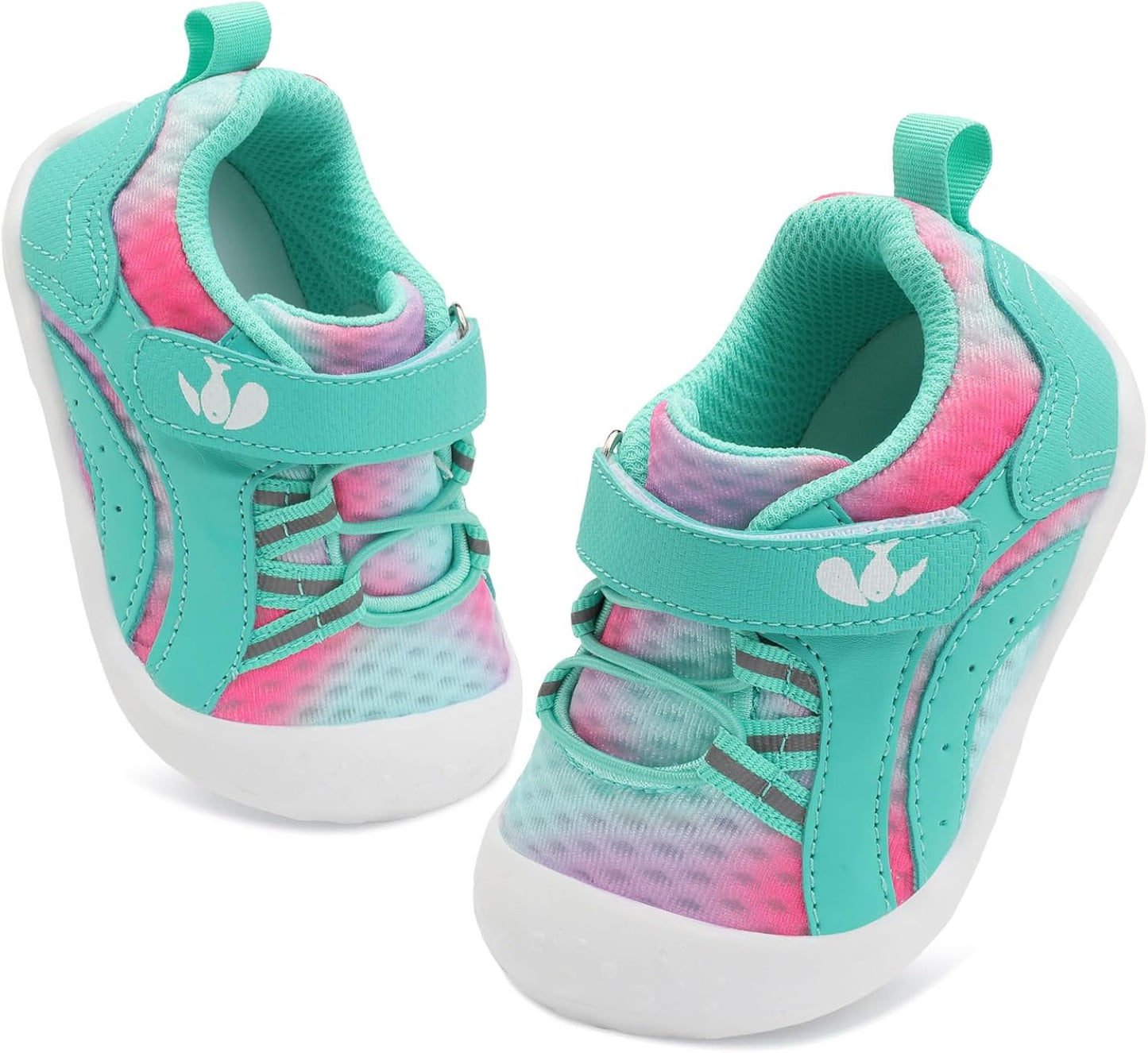 FEETCITY Wide Baby Shoes Boys Girls Baby Barefoot Shoes Breathable Infant Walking Shoe Crib Sock Shoe Toddler Sneakers Flexible