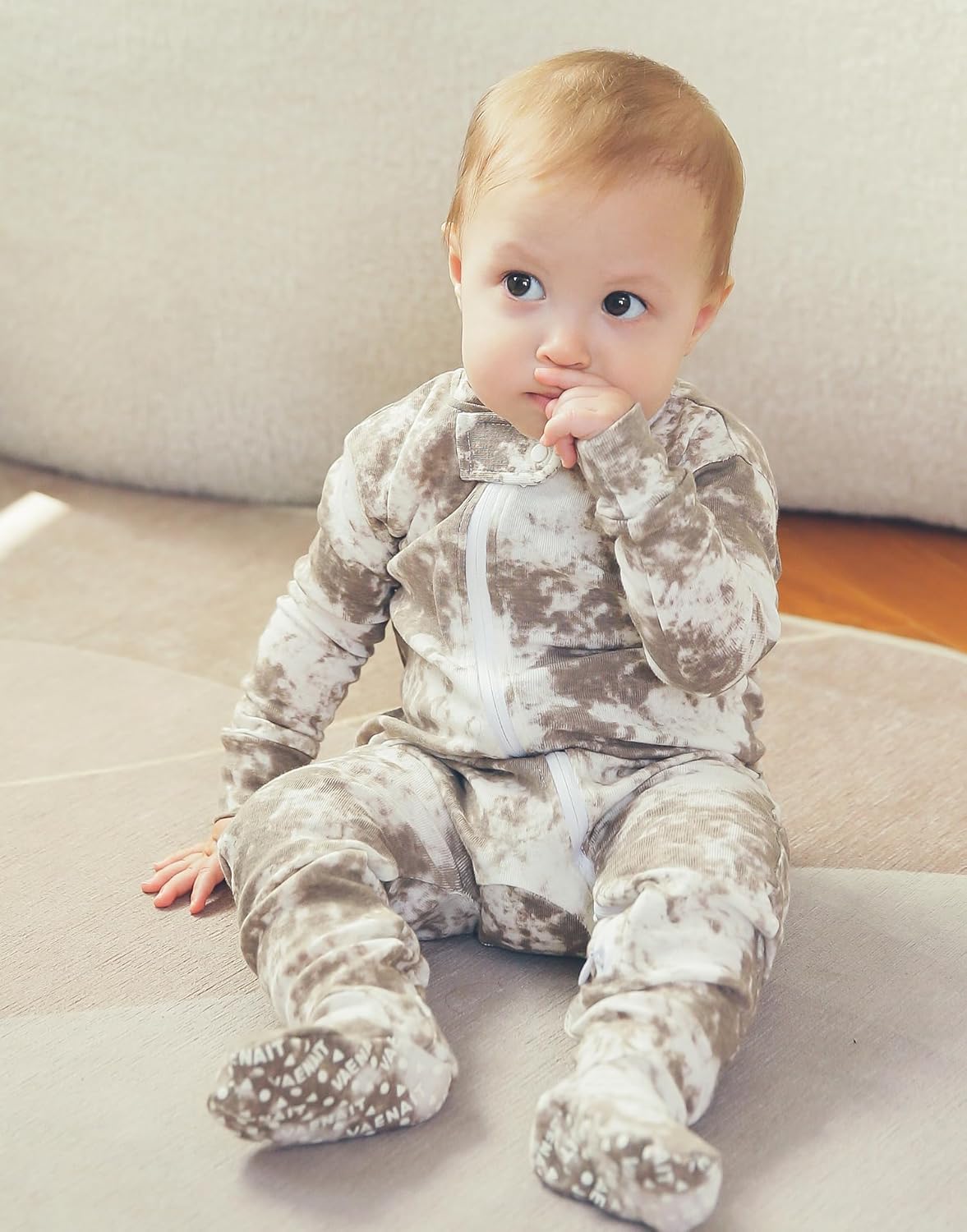 VAENAIT BABY Infant Toddler Boys Girls Footed Pajamas One-PIece Romper Sleep and Play 0M-2T