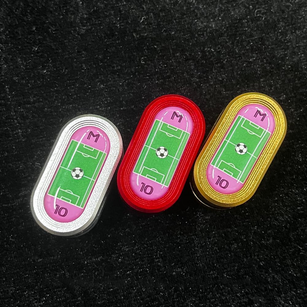 STONESTAR CP3 Fidget Slider - Football Legends No. 10 Aluminum Alloy Magnetic Metal Fidget Slider, EDC Fidget Toy for Adults, Helps Relieve ADHD/Anxiety/Stress (Gold)