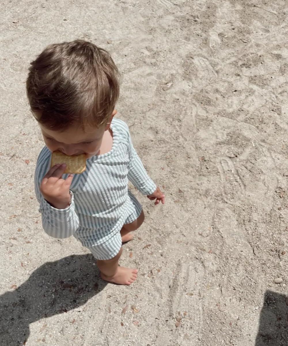 Boys One Piece Swimsuit Whale Dolphin Bathing Suit Zipper Rash Guard Kid Short Sleeve Swimwear Shark Beach Wear UPF50+