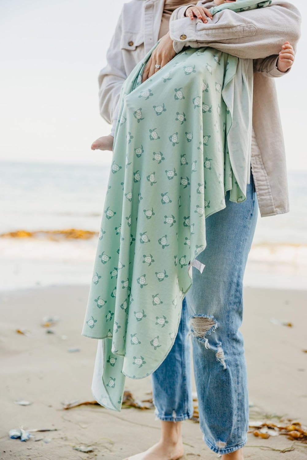 Copper Pearl Baby Swaddle Blanket - Premium Knit Baby Blanket, Large Soft Stretchy Receiving Blankets for Baby Boy and Girl, Swaddles for Newborn, Infant, and Toddler (Wade)