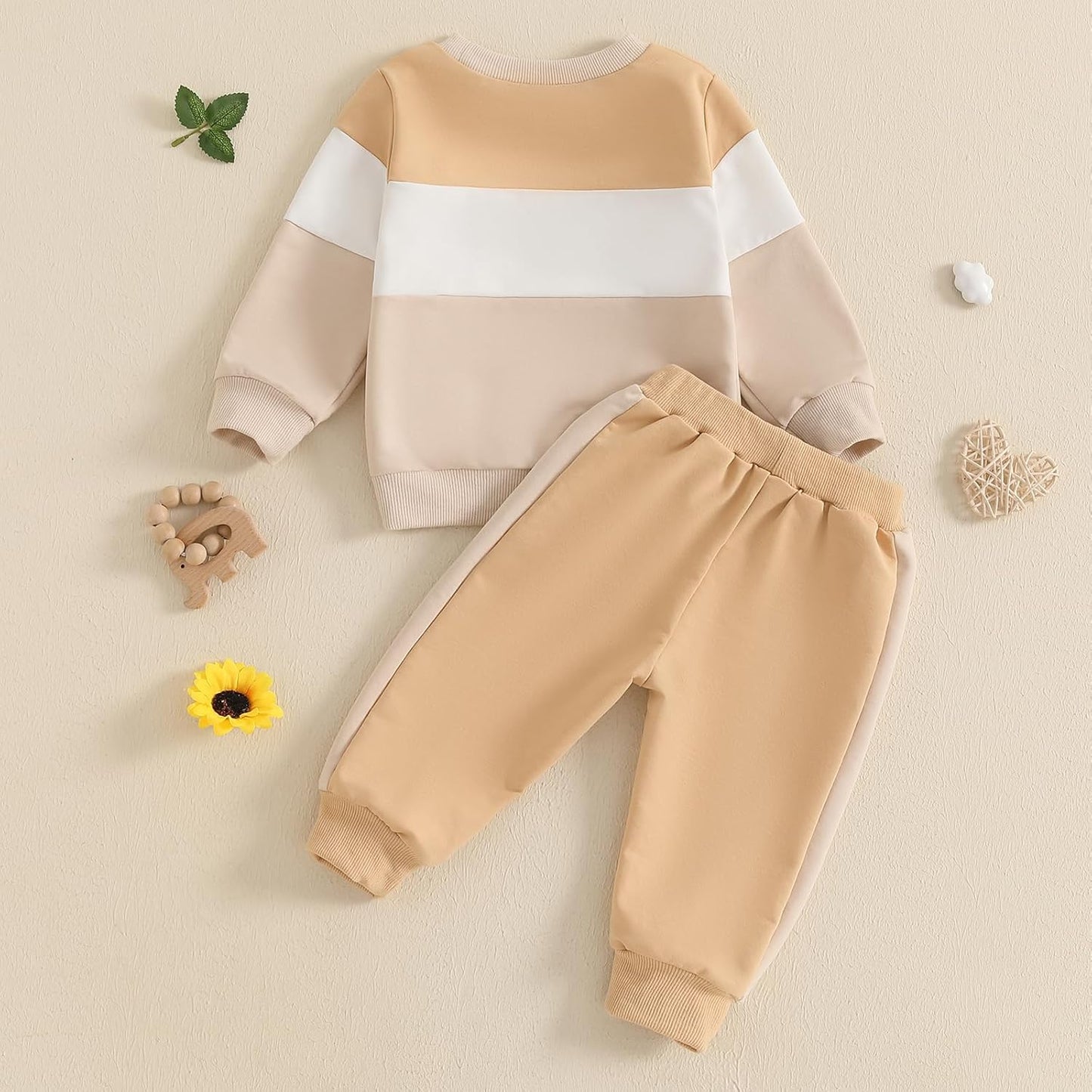 WZTYYDS Toddler Boy Clothes 2T 3T 4T 5T Fall Outfits Baby Pullover & Pants Sets Kids Winter 2Pcs Sweatsuit