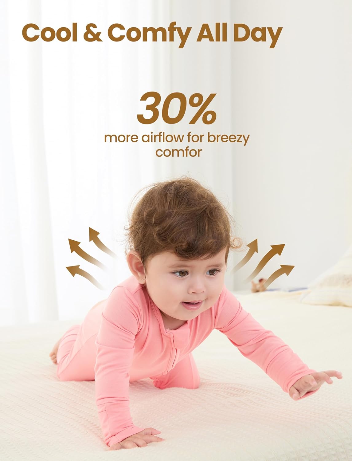 PATPAT Baby Footies Boys Girls - Bamboo Viscose - Zipper & Non-Slip Soles Romper Mitten - Footed & Footless Infant Clothes