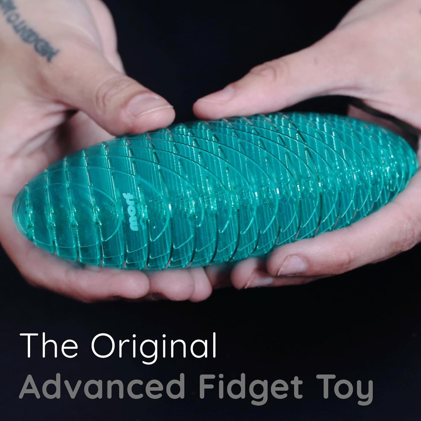 Morf Fidget Worm Toy - Desk Fidgets for Adults - Cool Satisfying Worm Fidget Sensory Toys - Fun and Interactive Morf Fidget Toy for Kids - USA Patent Pending Morf Figgy Toys - Big - 20 x 20