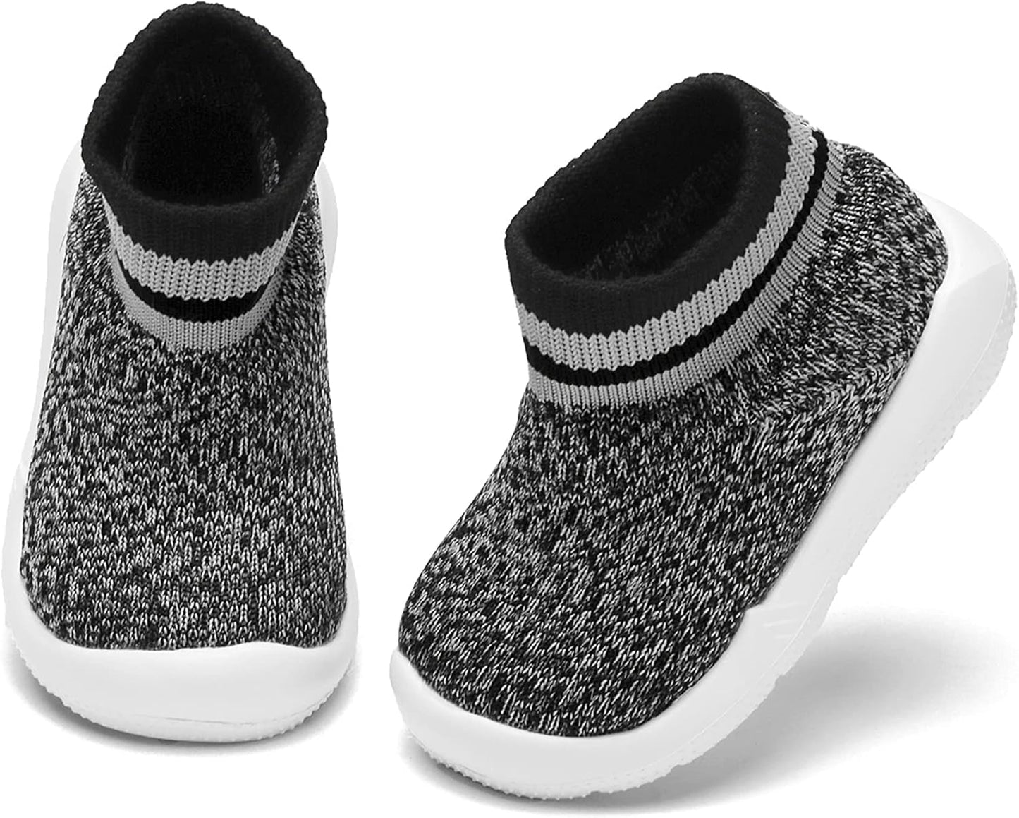 Engtoy Baby Shoes & Socks - Non-Slip Breathable Slippers with Soft Rubber Sole - Baby Boys & Girls Slip On Sneakers