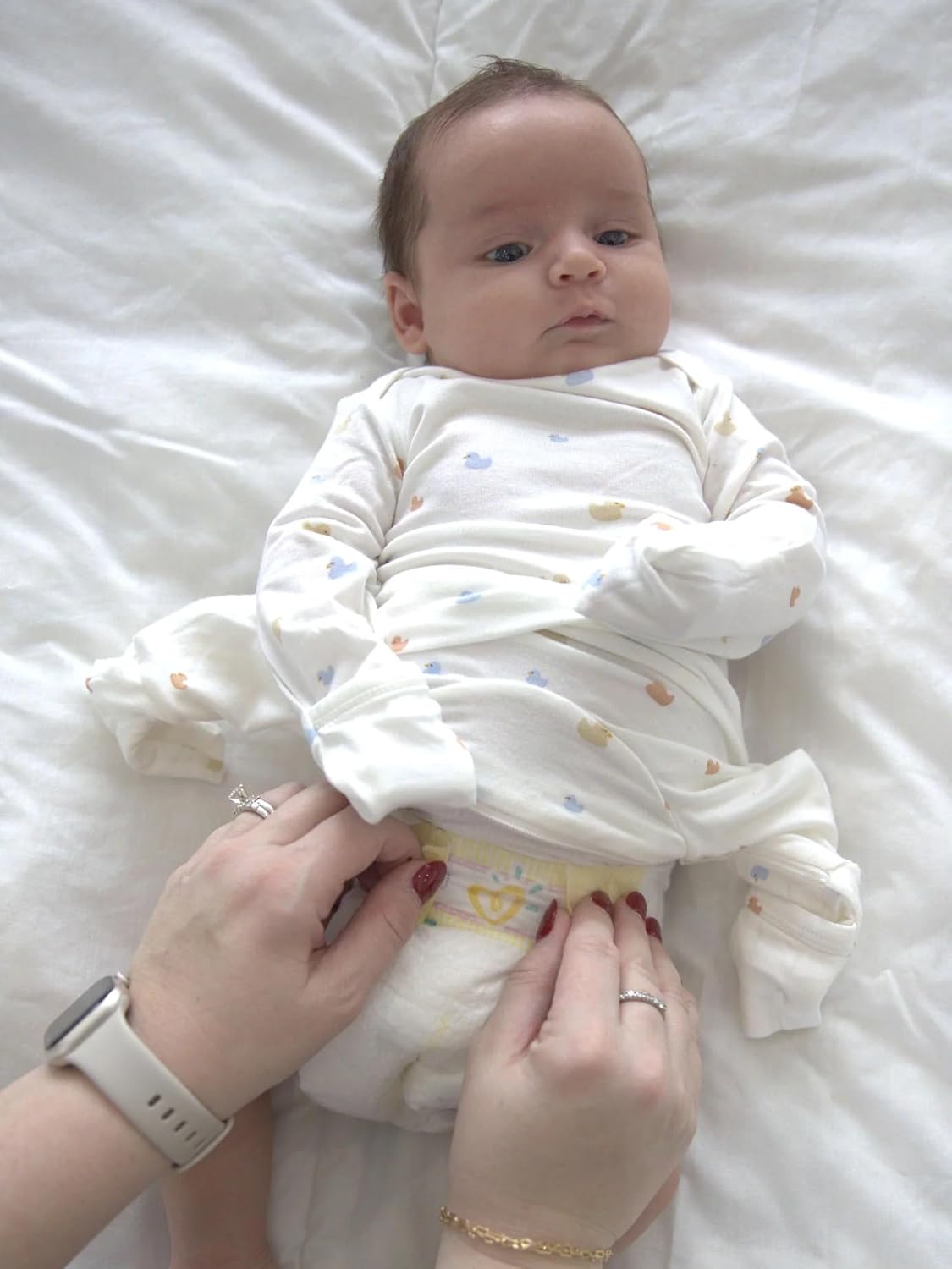 GUNAMUNA Unisex Baby Toddler Ultra-Soft Convertible Pajama, Footie or Romper Sleeper with Diaper Zipper, Newborn to 24 Months